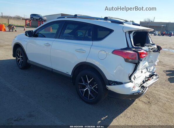 JTMJJREV5JD229925 2018 TOYOTA RAV4 HYBRID White Tył lewy