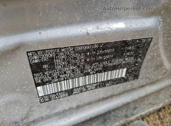 JTMY1RFV1LD520020 2020 TOYOTA LIMITED Gray 