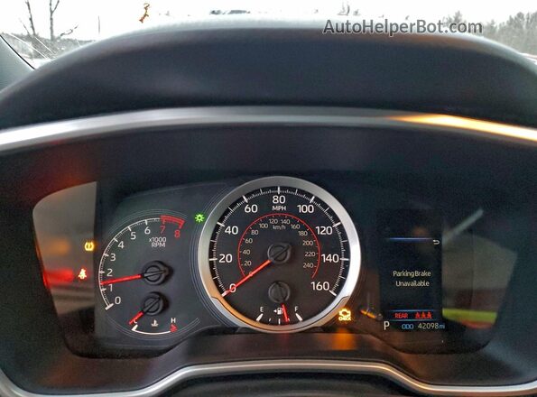 JTND4MBE9N3186340 2022 TOYOTA LL Black Vista del cuadro de instrumentos