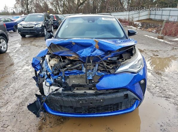 JTNKHMBX0M1114501 2021 TOYOTA LE Blue Widok z przodu