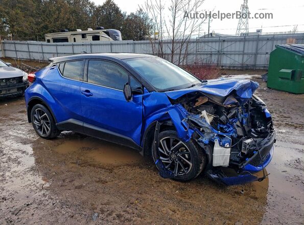 JTNKHMBX0M1114501 2021 TOYOTA LE Blue Przód prawy