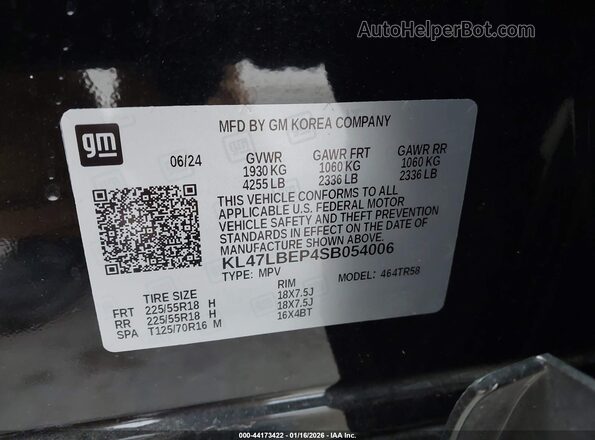 KL47LBEP4SB054006 2025 BUICK OTHER Черный Вид подкапотного пространства