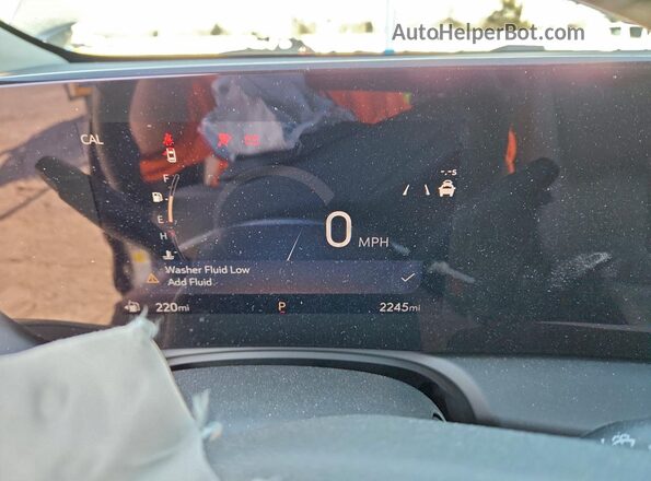 KL4AMDSL0SB145743 2025 BUICK ENCORE Gray ხელსაწყოთა პანელის ხედი