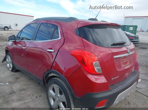 KL4CJASB0GB555666 2016 BUICK ENCORE Red უკანა მარცხენა