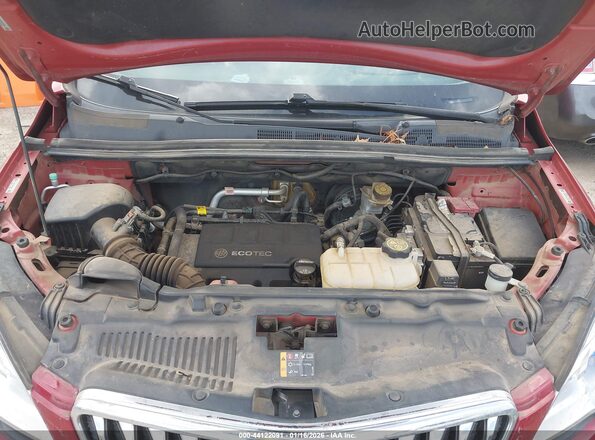 KL4CJASB0GB555666 2016 BUICK ENCORE Red უკანა ხედი