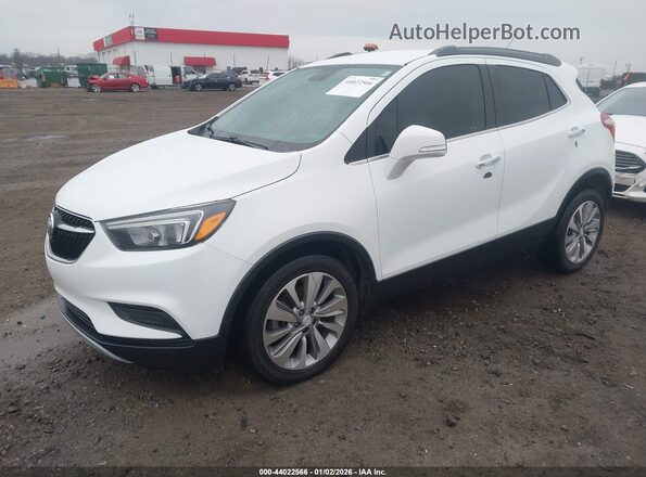 KL4CJASB2KB786044 2019 BUICK ENCORE White Vista tres cuartos delantera izquierda