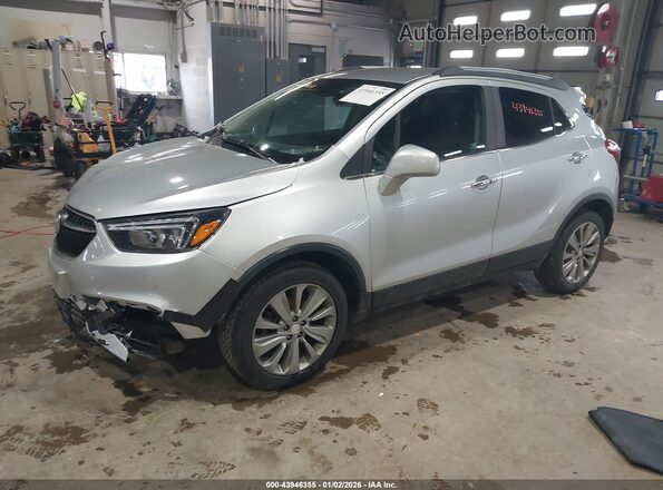 KL4CJASB3LB026187 2020 BUICK ENCORE Silver Vista tres cuartos delantera izquierda