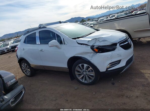KL4CJASB6KB831812 2019 BUICK ENCORE White Instrument cluster view