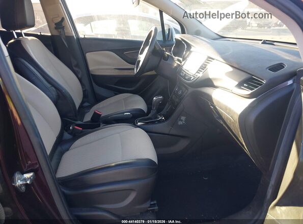 KL4CJASB8HB109797 2017 BUICK ENCORE Burgundy Widok wnętrza z przodu