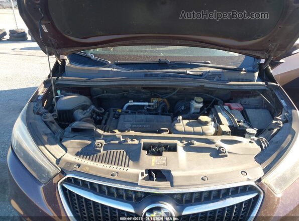 KL4CJASB8HB109797 2017 BUICK ENCORE Burgundy Widok z tyłu