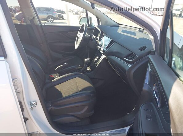KL4CJASB8KB905327 2019 BUICK ENCORE White Widok wnętrza z przodu