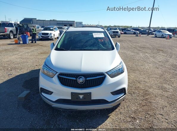 KL4CJASB8KB905327 2019 BUICK ENCORE White Widok zestawu wskaźników