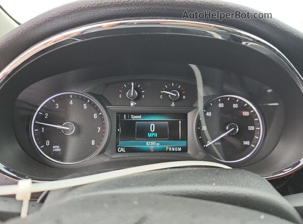 KL4CJASB9HB046547 2017 BUICK ENCORE Silver ხელსაწყოთა პანელის ხედი