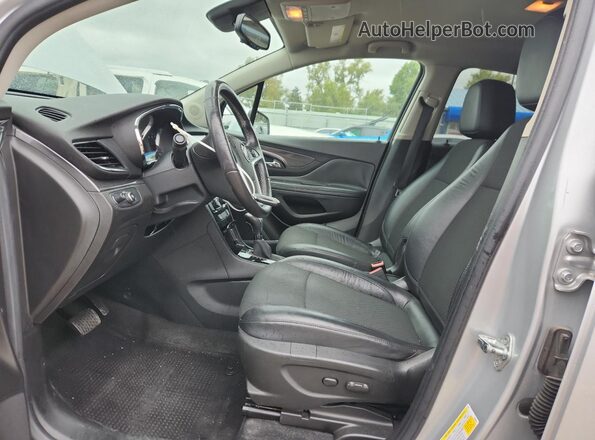 KL4CJASB9HB046547 2017 BUICK ENCORE Silver წინა სალონის ხედი