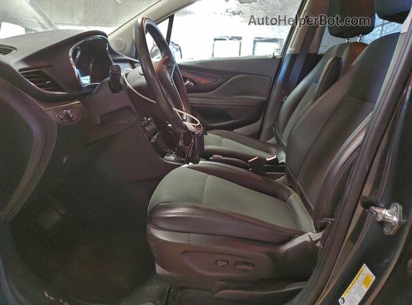 KL4CJESB4HB124093 2017 BUICK ENCORE Charcoal Widok wnętrza z przodu
