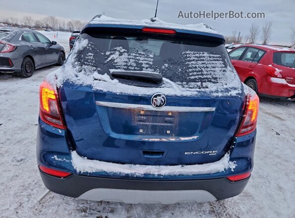 KL4CJESB7KB764063 2019 BUICK ENCORE Blue Rear view