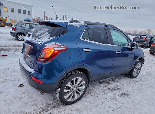 KL4CJESB7KB764063 2019 BUICK ENCORE Blue Rear right