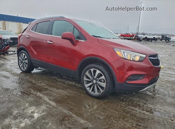 KL4CJESM4NB560780 2022 BUICK ENCORE Бордовый Передняя правая четверть