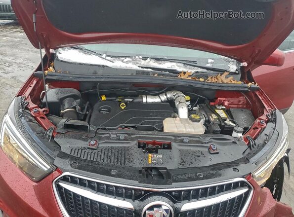 KL4CJESM4NB560780 2022 BUICK ENCORE Бордовый Вид подкапотного пространства