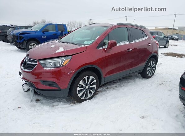 KL4CJESM7NB513632 2022 BUICK ENCORE Red Vista tres cuartos delantera izquierda