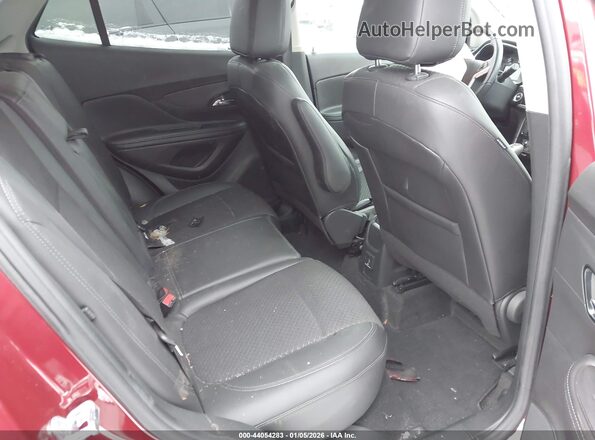 KL4CJESM7NB513632 2022 BUICK ENCORE Red Vista de la etiqueta del VIN
