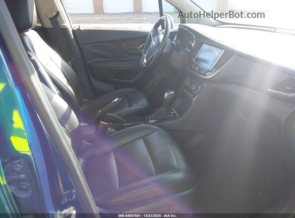 KL4CJGSM0KB751393 2019 BUICK ENCORE Blue Widok wnętrza z przodu