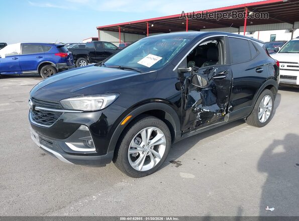 KL4MMBS20PB031290 2023 BUICK ENCORE Black წინა მარცხენა ხედი სამი მეოთხედიდან