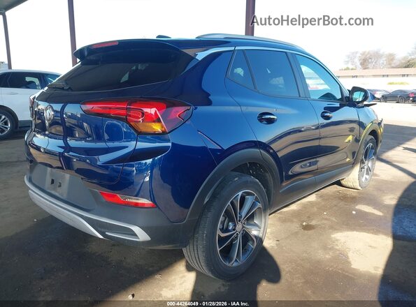 KL4MMDS24NB140392 2022 BUICK ENCORE Blue Задня права чверть