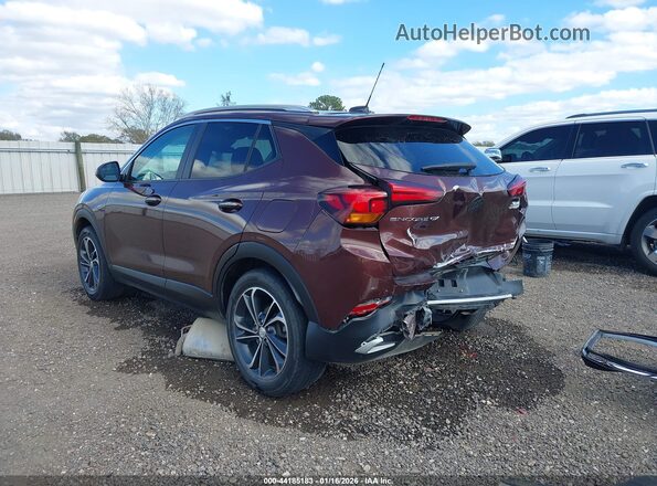 KL4MMDSL7NB018618 2022 BUICK ENCORE Maroon Rear left