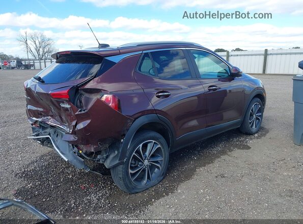 KL4MMDSL7NB018618 2022 BUICK ENCORE Maroon Rear right