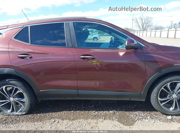 KL4MMDSL7NB018618 2022 BUICK ENCORE Maroon Rear interior view