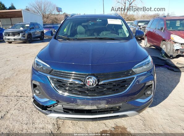 KL4MMGSL1MB053638 2021 BUICK ENCORE Blue Вид щитка приладів