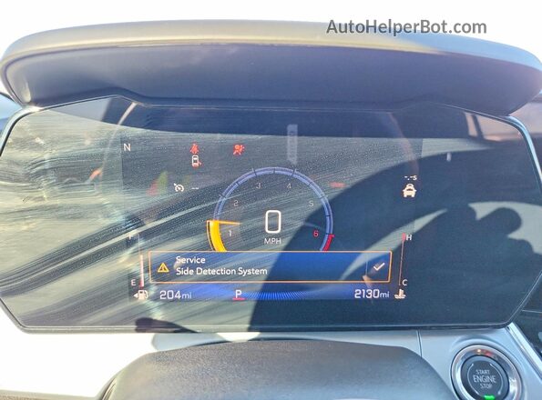 KL77LHEP7TC007733 2026 CHEVROLET TRAX Зеленый Вид щитка приборов