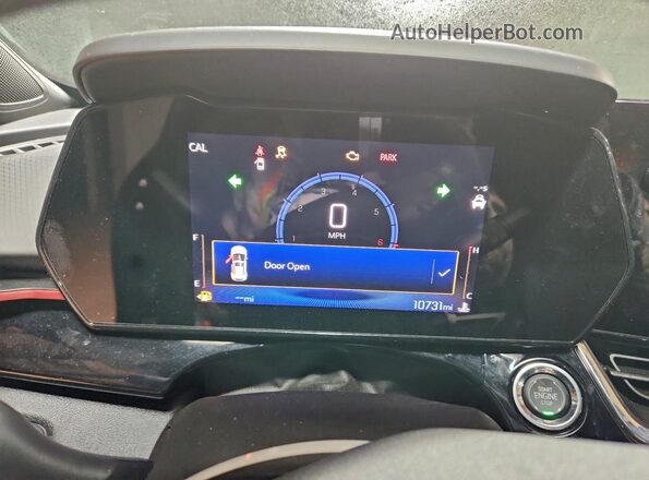 KL77LJEP8SC268066 2025 CHEVROLET TRAX Black Սարքավորումների վահանակի տեսք