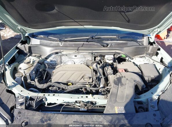 KL77LKEPXSC256930 2025 CHEVROLET TRAX Зеленый Вид сзади