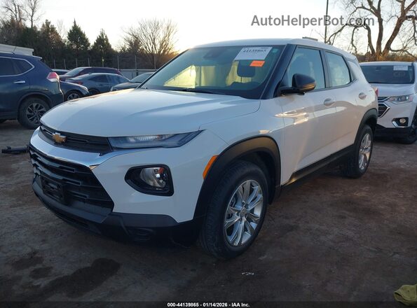 KL79MMS20NB125753 2022 CHEVROLET TRAILBLAZER White Przód lewy