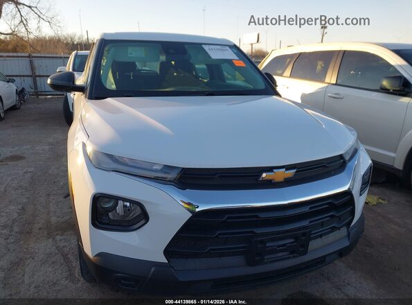 KL79MMS20NB125753 2022 CHEVROLET TRAILBLAZER White Widok zestawu wskaźników