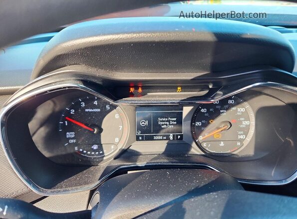 KL79MPS25NB114894 2022 CHEVROLET TRAILBLAZER Orange Սարքավորումների վահանակի տեսք