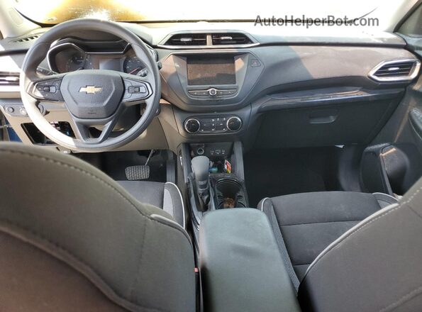 KL79MPS27MB104964 2021 CHEVROLET TRAILBLAZER Синий Вид панели приборов
