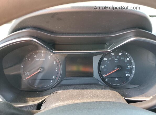 KL79MPS27MB104964 2021 CHEVROLET TRAILBLAZER Синий Вид щитка приборов