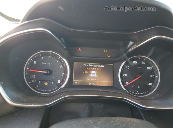 KL79MPSL3MB062236 2021 CHEVROLET TRAILBLAZER Black Вид щитка приладів