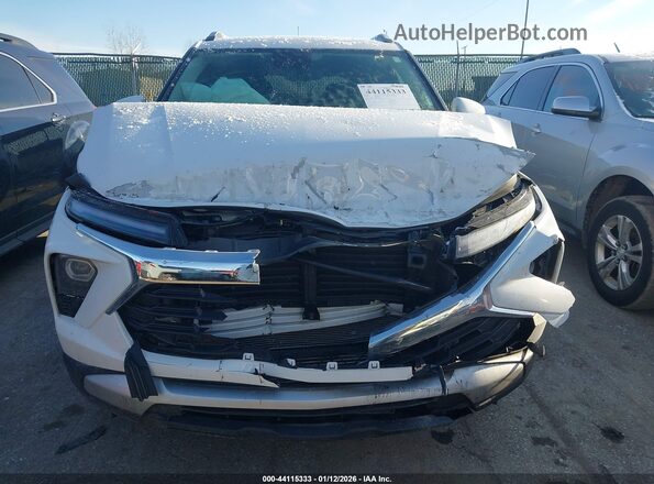 KL79MPSL5SB172671 2025 CHEVROLET TRAILBLAZER White Вид щитка приладів