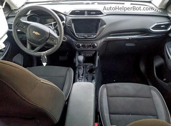 KL79MPSL9NB080659 2022 CHEVROLET TRAILBLAZER Red Dashboard view
