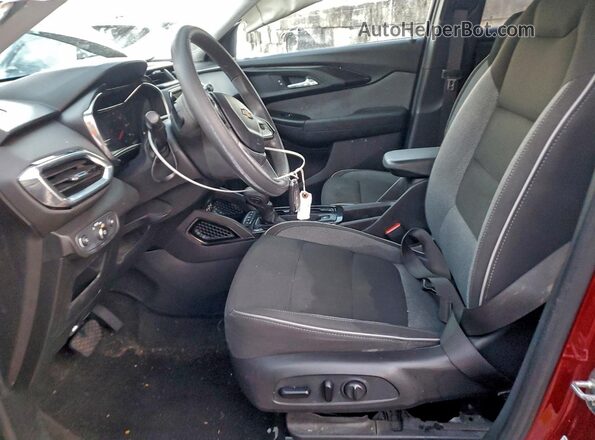 KL79MPSL9NB080659 2022 CHEVROLET TRAILBLAZER Red Front interior view