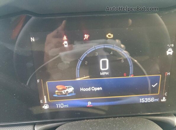 KL79MPSPXSB140365 2025 CHEVROLET TRAILBLAZER Зеленый Вид щитка приборов
