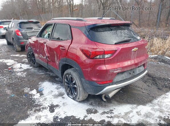 KL79MRSL5MB062699 2021 CHEVROLET TRAILBLAZER Red Հետևի ձախ