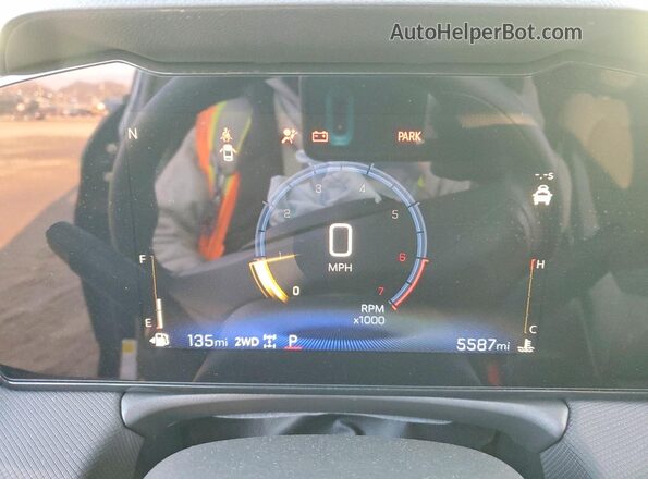 KL79MRSL5SB216535 2025 CHEVROLET TRAILBLAZER Black Սարքավորումների վահանակի տեսք
