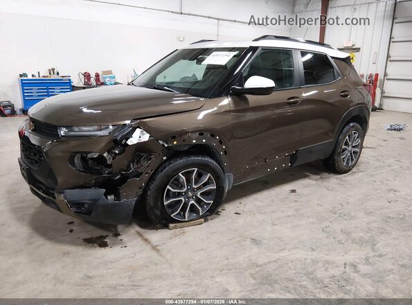 KL79MSSLXMB171649 2021 CHEVROLET TRAILBLAZER Brown Przód lewy