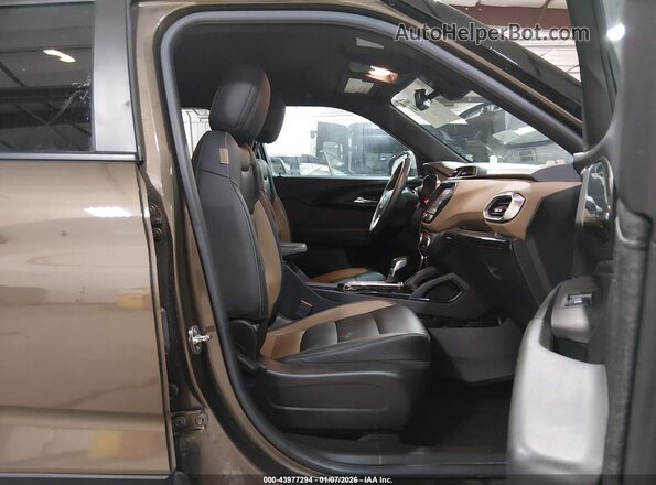 KL79MSSLXMB171649 2021 CHEVROLET TRAILBLAZER Brown Widok wnętrza z przodu