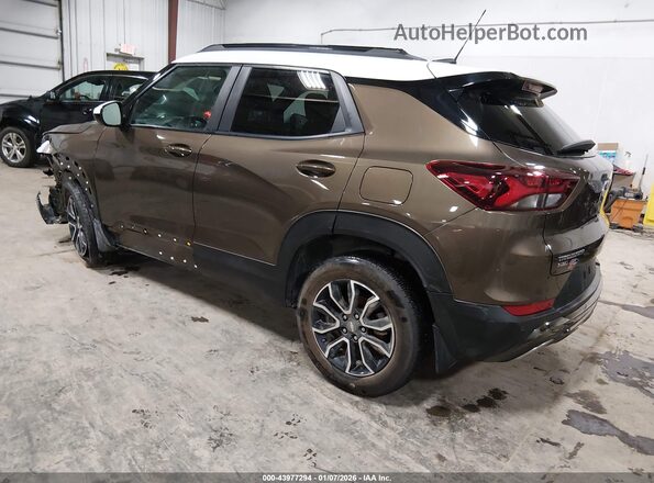 KL79MSSLXMB171649 2021 CHEVROLET TRAILBLAZER Brown Tył lewy